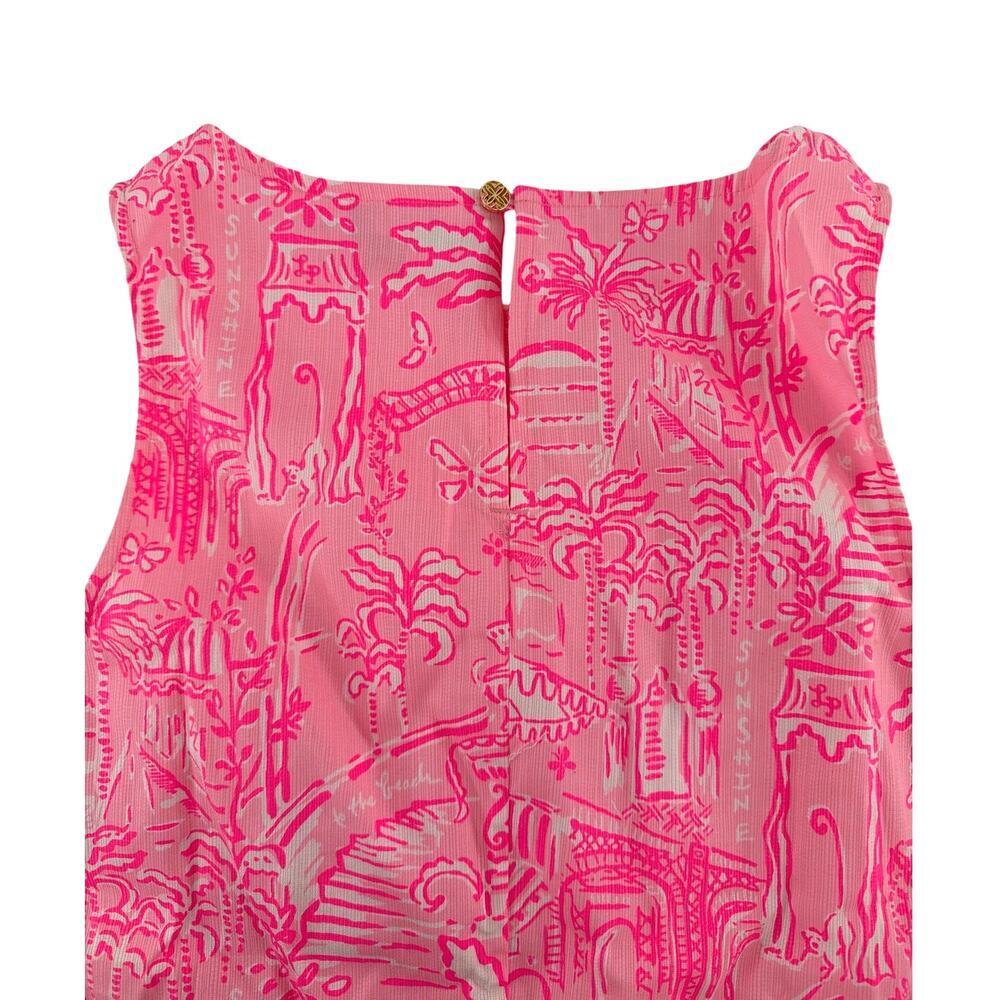 Lily Pulitzer Women's Conch Shell Pink Pennys Playground Palmita Tunic Size S - Picture 10 of 12